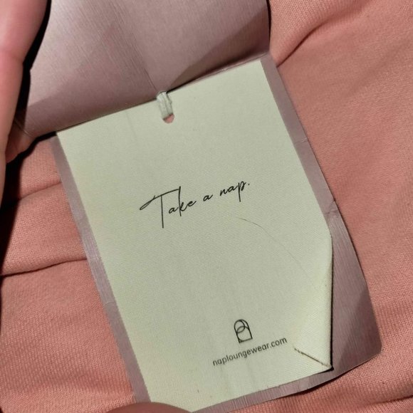 Nap pink balloon cotton sweatpants - Picture 10 of 10